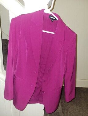 EXPRESS Boyfriend Blazer Fushcia Pink purple XS